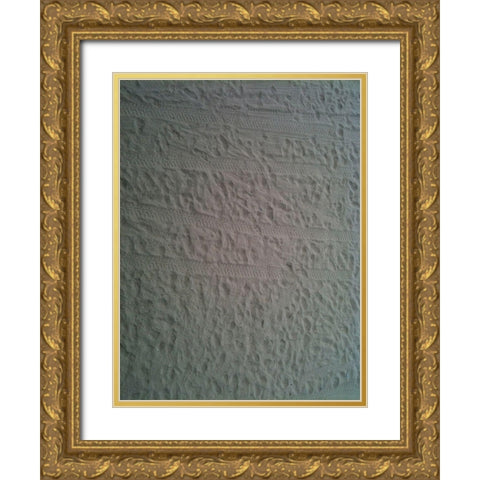 Sand Prints IV Gold Ornate Wood Framed Art Print with Double Matting by Grayscale