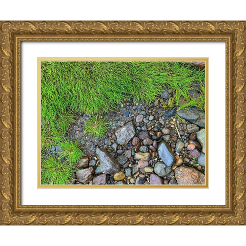 Boundary I Gold Ornate Wood Framed Art Print with Double Matting by Grayscale