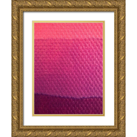 Canvas Closeup VII Gold Ornate Wood Framed Art Print with Double Matting by Grayscale