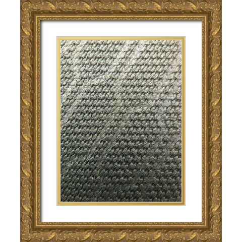Fabric I Gold Ornate Wood Framed Art Print with Double Matting by Grayscale