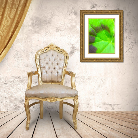 Spiral Leaf I Gold Ornate Wood Framed Art Print with Double Matting by Grayscale