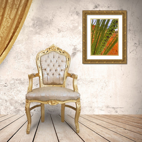 Sedona III Gold Ornate Wood Framed Art Print with Double Matting by Grayscale