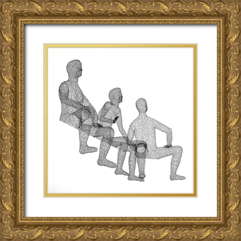 WiredInSitu Gold Ornate Wood Framed Art Print with Double Matting by Tenoever, William