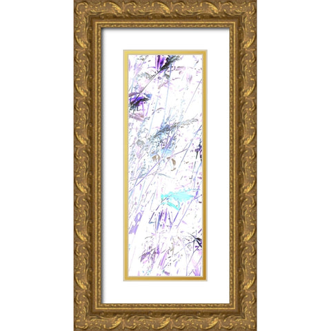 Flora Impressions 1 Gold Ornate Wood Framed Art Print with Double Matting by Tenoever, William