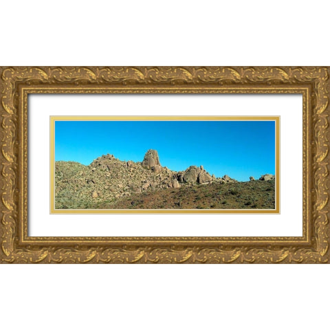 Tomâ€™s Thumb Gold Ornate Wood Framed Art Print with Double Matting by Popcorn