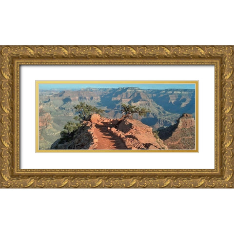 Grand Canyon 11: South Kaibab I Gold Ornate Wood Framed Art Print with Double Matting by Popcorn