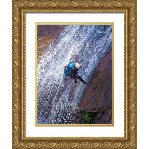 Rappel III Gold Ornate Wood Framed Art Print with Double Matting by Popcorn