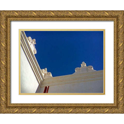 San Xavier Del Bac II Gold Ornate Wood Framed Art Print with Double Matting by Popcorn