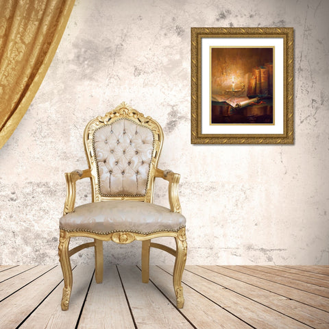 Old testaments Gold Ornate Wood Framed Art Print with Double Matting by Ekimov, Vladimir