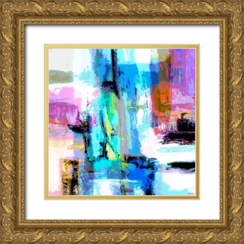 Concept II Gold Ornate Wood Framed Art Print with Double Matting by Tienhaara, Michael