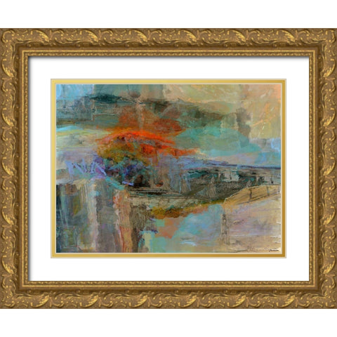 Emergence III Gold Ornate Wood Framed Art Print with Double Matting by Tienhaara, Michael