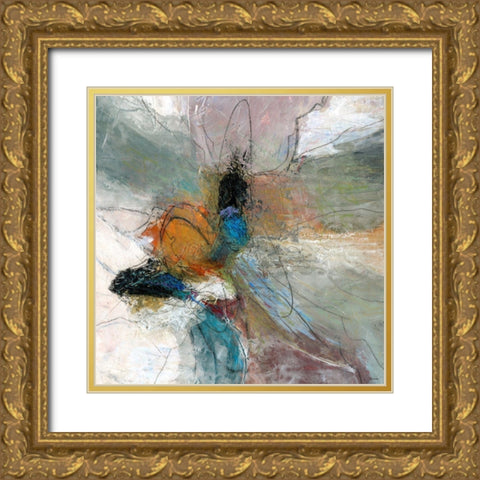 Sculpted I Gold Ornate Wood Framed Art Print with Double Matting by Tienhaara, Michael
