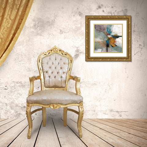 Sculpted II Gold Ornate Wood Framed Art Print with Double Matting by Tienhaara, Michael