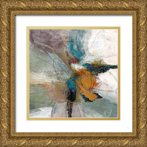 Sculpted II Gold Ornate Wood Framed Art Print with Double Matting by Tienhaara, Michael