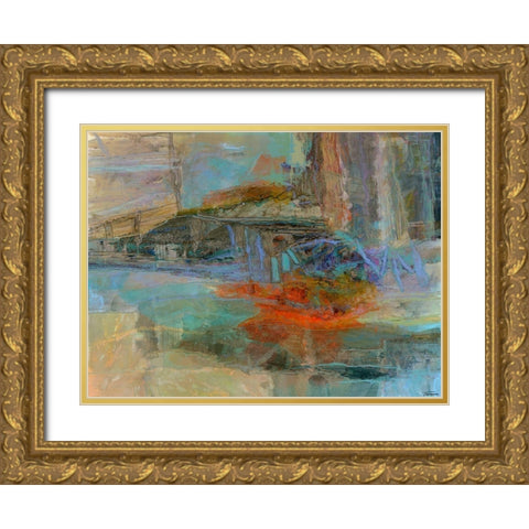 Emergence IV Gold Ornate Wood Framed Art Print with Double Matting by Tienhaara, Michael
