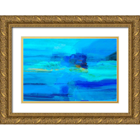 Emanate II Gold Ornate Wood Framed Art Print with Double Matting by Tienhaara, Michael