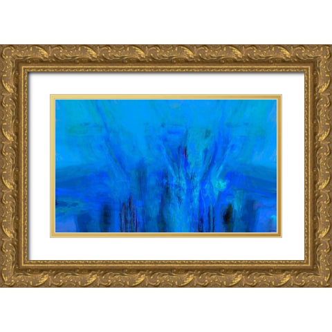 Mood Shift II Gold Ornate Wood Framed Art Print with Double Matting by Tienhaara, Michael