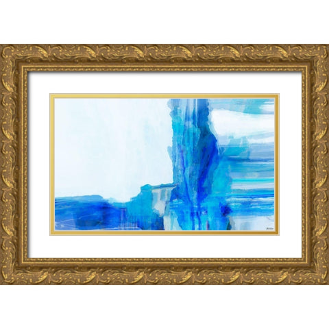 Mood Shift III Gold Ornate Wood Framed Art Print with Double Matting by Tienhaara, Michael