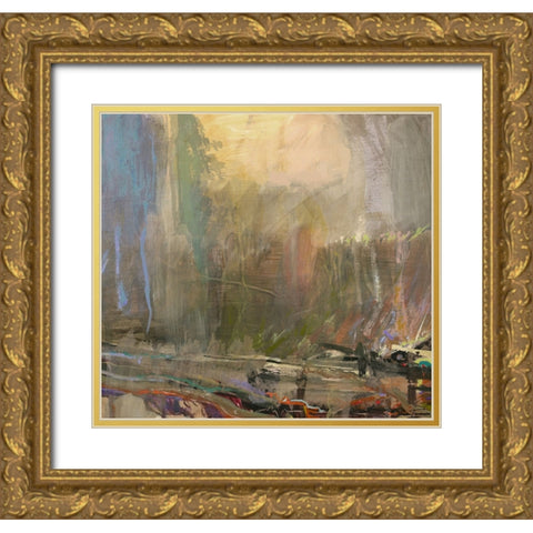 Musings II Gold Ornate Wood Framed Art Print with Double Matting by Tienhaara, Michael