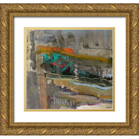 Reflective II Gold Ornate Wood Framed Art Print with Double Matting by Tienhaara, Michael