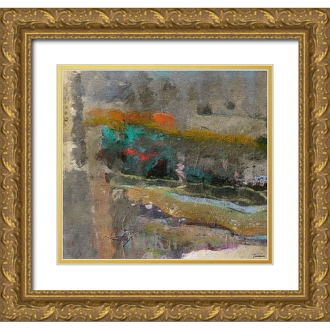 Reflective II FX Gold Ornate Wood Framed Art Print with Double Matting by Tienhaara, Michael