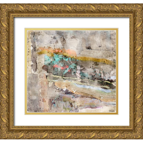 Reflective II WC V II Gold Ornate Wood Framed Art Print with Double Matting by Tienhaara, Michael