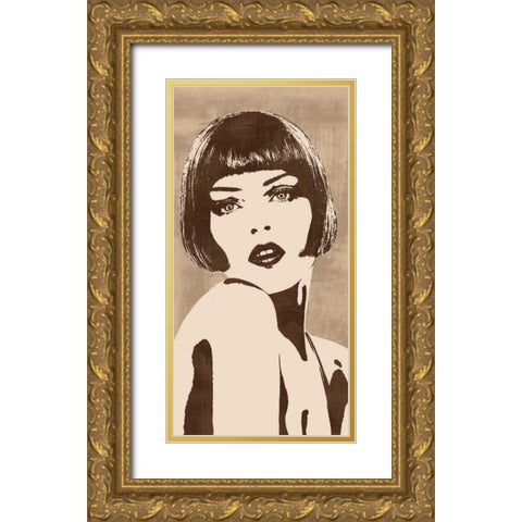 In Style I Gold Ornate Wood Framed Art Print with Double Matting by Cooper, Andrew