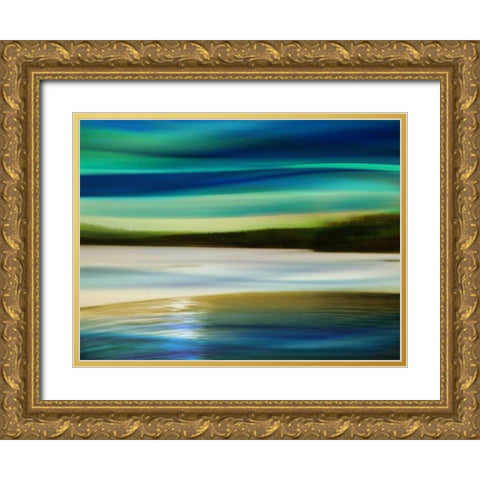 Skylight I Gold Ornate Wood Framed Art Print with Double Matting by Campbell, Annie