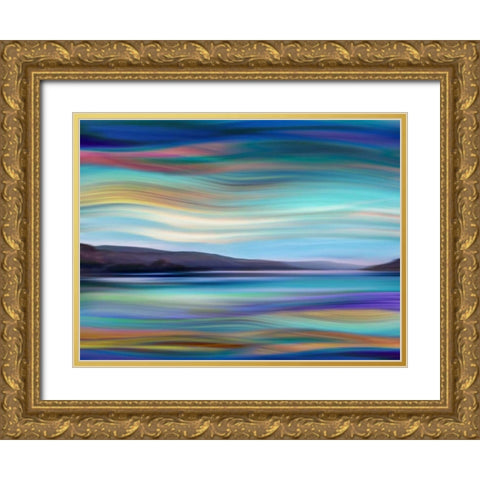 Skylight II Gold Ornate Wood Framed Art Print with Double Matting by Campbell, Annie