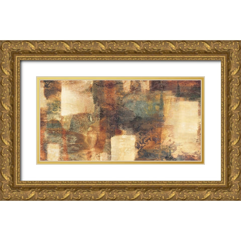 Luminous Gold Ornate Wood Framed Art Print with Double Matting by Davidson, Aimee