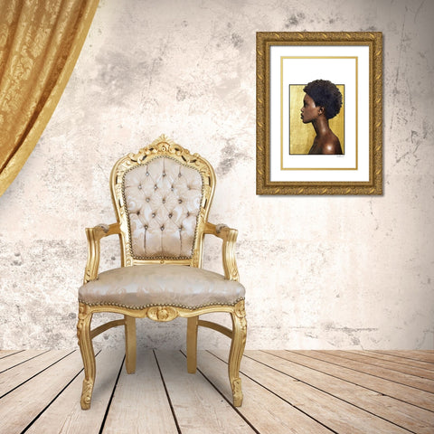Majestic Gold Ornate Wood Framed Art Print with Double Matting by Amanda Greenwood