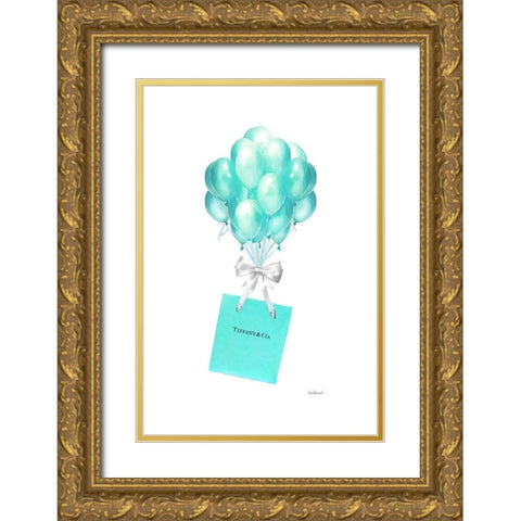 Fly Away II Gold Ornate Wood Framed Art Print with Double Matting by Greenwood, Amanda