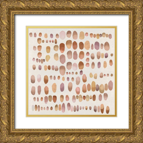 Playful Bronze II Gold Ornate Wood Framed Art Print with Double Matting by Perry, Angela