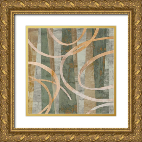 Up and Away I Gold Ornate Wood Framed Art Print with Double Matting by Burke, Ally