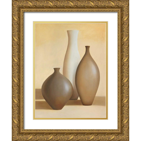 Luminous II Gold Ornate Wood Framed Art Print with Double Matting by Stevens, Arlene