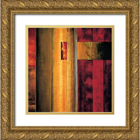 Titillate II Gold Ornate Wood Framed Art Print with Double Matting by Summers, Aaron