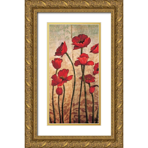 The Gathering I Gold Ornate Wood Framed Art Print with Double Matting by Francis, Brian