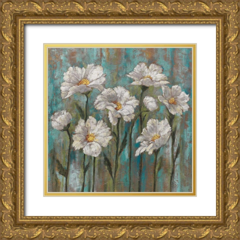 Jennys Garden I Gold Ornate Wood Framed Art Print with Double Matting by Francis, Brian