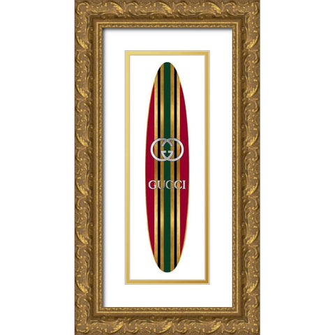 Fashion Surfboard Italy I Gold Ornate Wood Framed Art Print with Double Matting by Blake, Madeline