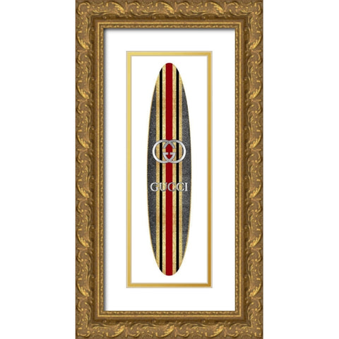 Fashion Surfboard Italy IV Gold Ornate Wood Framed Art Print with Double Matting by Blake, Madeline