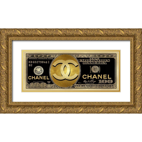 Fashion Cash II Gold Ornate Wood Framed Art Print with Double Matting by Blake, Madeline