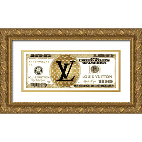 Fashion Cash V Gold Ornate Wood Framed Art Print with Double Matting by Blake, Madeline