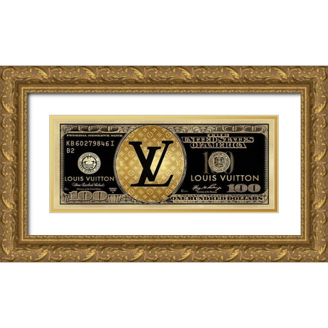 Fashion Cash VI Gold Ornate Wood Framed Art Print with Double Matting by Blake, Madeline