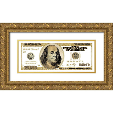 New Money I Gold Ornate Wood Framed Art Print with Double Matting by Blake, Madeline