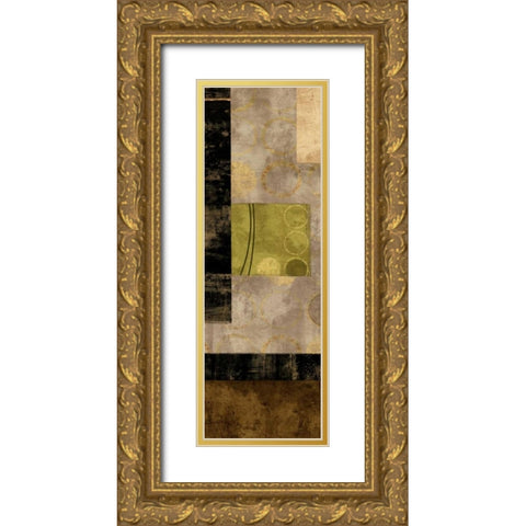 Elevate I Gold Ornate Wood Framed Art Print with Double Matting by Nelson, Brent