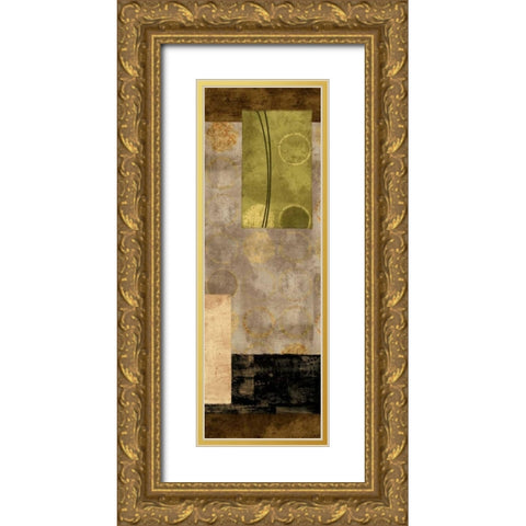 Elevate II Gold Ornate Wood Framed Art Print with Double Matting by Nelson, Brent