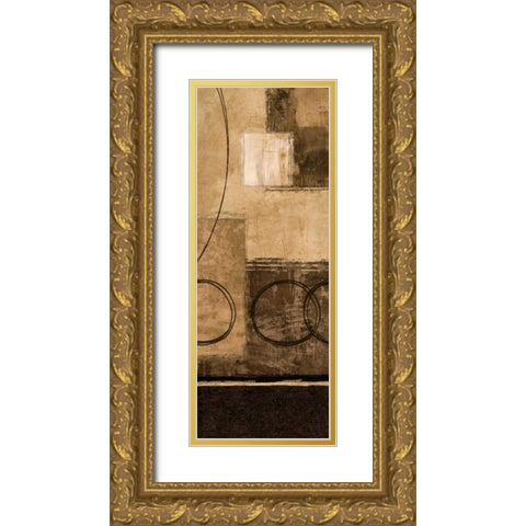 Pause to Reflect II Gold Ornate Wood Framed Art Print with Double Matting by Nelson, Brent
