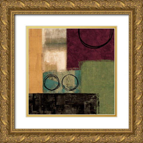 For the Sake of It I Gold Ornate Wood Framed Art Print with Double Matting by Nelson, Brent