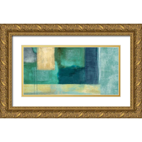 The Engagement Gold Ornate Wood Framed Art Print with Double Matting by Nelson, Brent