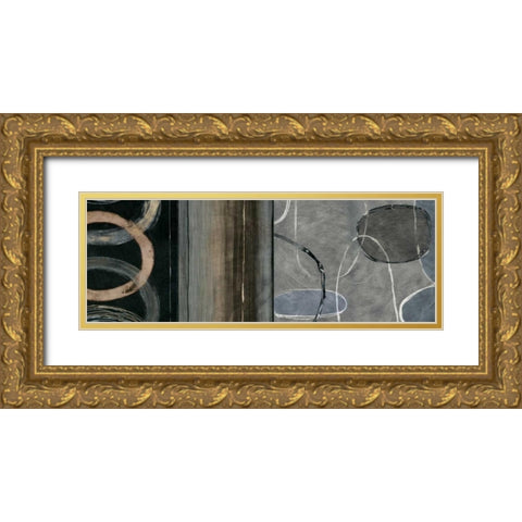 Elation Sensation II Gold Ornate Wood Framed Art Print with Double Matting by Nelson, Brent